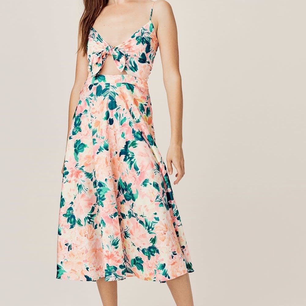 For Love & Lemons Holis Midi Dress